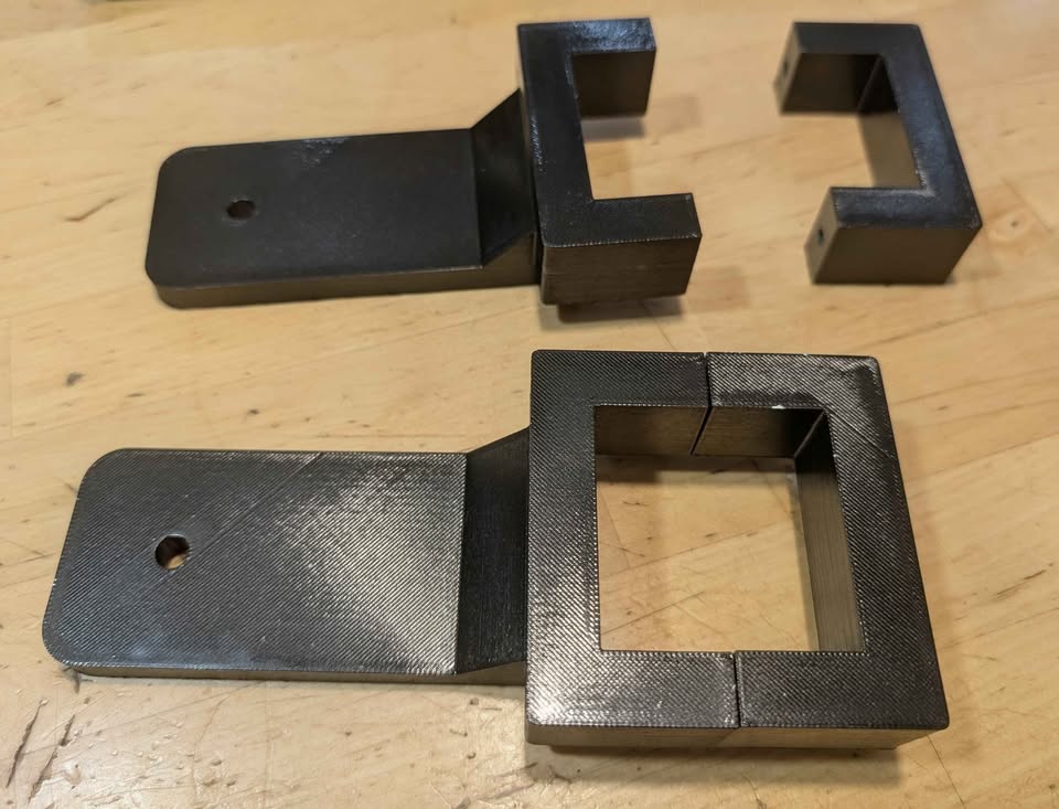 2" x 2" Compact Tractor ROPS LED Light Bracket Arm