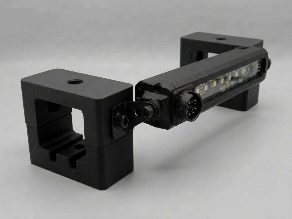 2" x 2" Compact Tractor ROPS LED Light Bracket